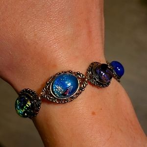 Amazing galaxy costume jewelry bracelet